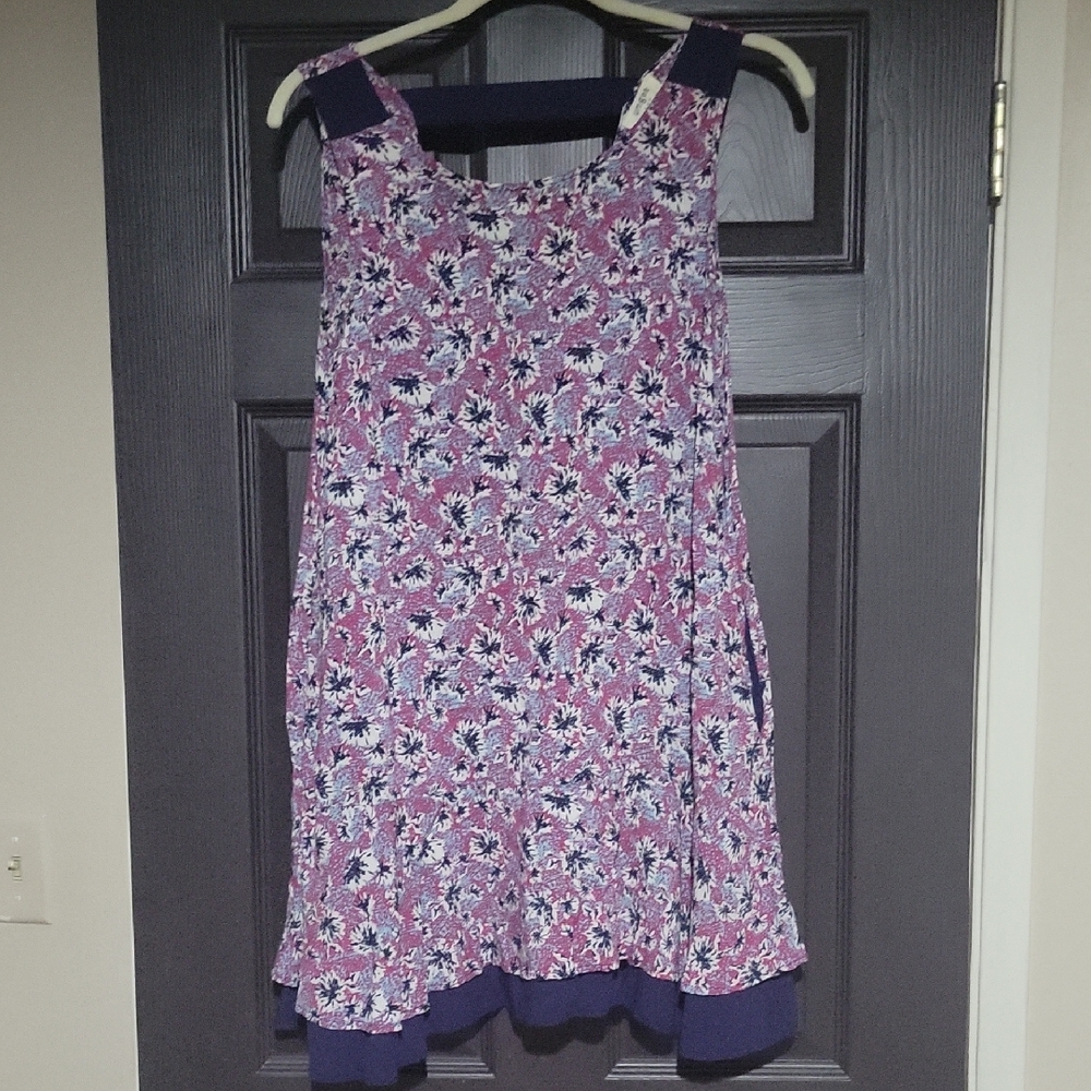 Umgee Purple Floral Kids Dress